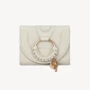 Portefeuilles Compacts-Chloé Portefeuille A Trois Volets Hana Cement Beige