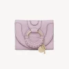 Portefeuilles Compacts-Chloé Portefeuille A Trois Volets Hana Lavender Mist
