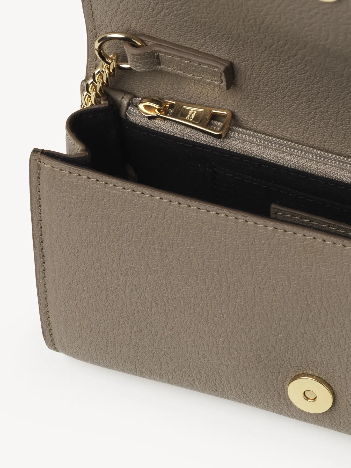 Sacs À Bandoulière-Chloé Portefeuille Chaine Hana Motty Grey
