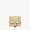Portefeuilles Compacts-Chloé Portefeuille Compact A Rabat Marcie Root Beige