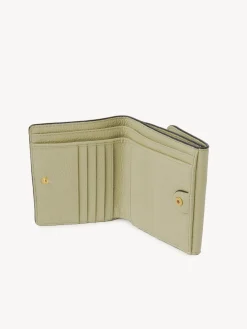 Portefeuilles Compacts-Chloé Portefeuille Compact A Rabat Marcie Faded Green
