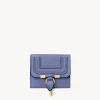 Portefeuilles Compacts-Chloé Portefeuille Compact A Rabat Marcie Graphite Navy