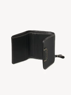 Portefeuilles Compacts-Chloé Portefeuille Compact A Trois Volets Edith Noir