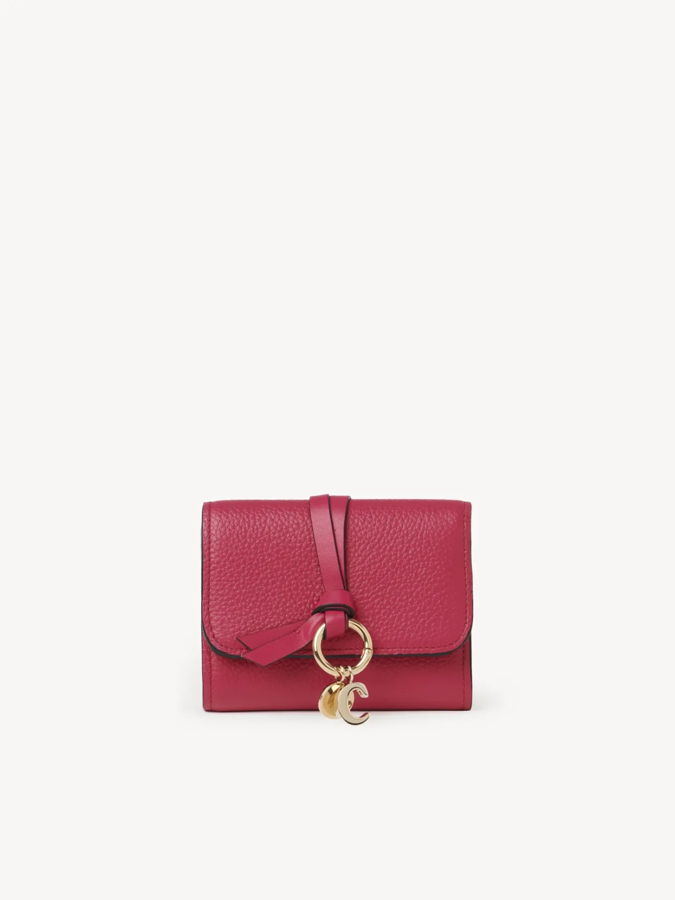 Portefeuilles Compacts-Chloé Portefeuille Compact A Trois Volets Alphabet Fizzy Pink