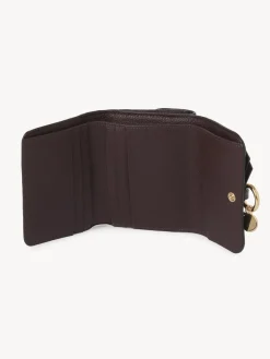 Portefeuilles Compacts-Chloé Portefeuille Compact A Trois Volets Alphabet Deep Violine