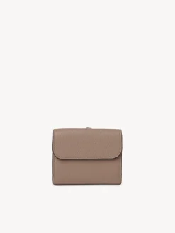 Portefeuilles Compacts-Chloé Portefeuille Compact A Trois Volets Alphabet Woodrose