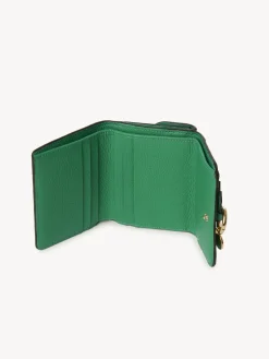 Portefeuilles Compacts-Chloé Portefeuille Compact A Trois Volets Alphabet Pop Green
