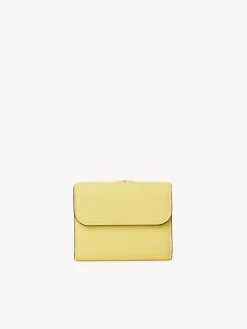 Portefeuilles Compacts-Chloé Portefeuille Compact A Trois Volets Alphabet Daffodil Yellow