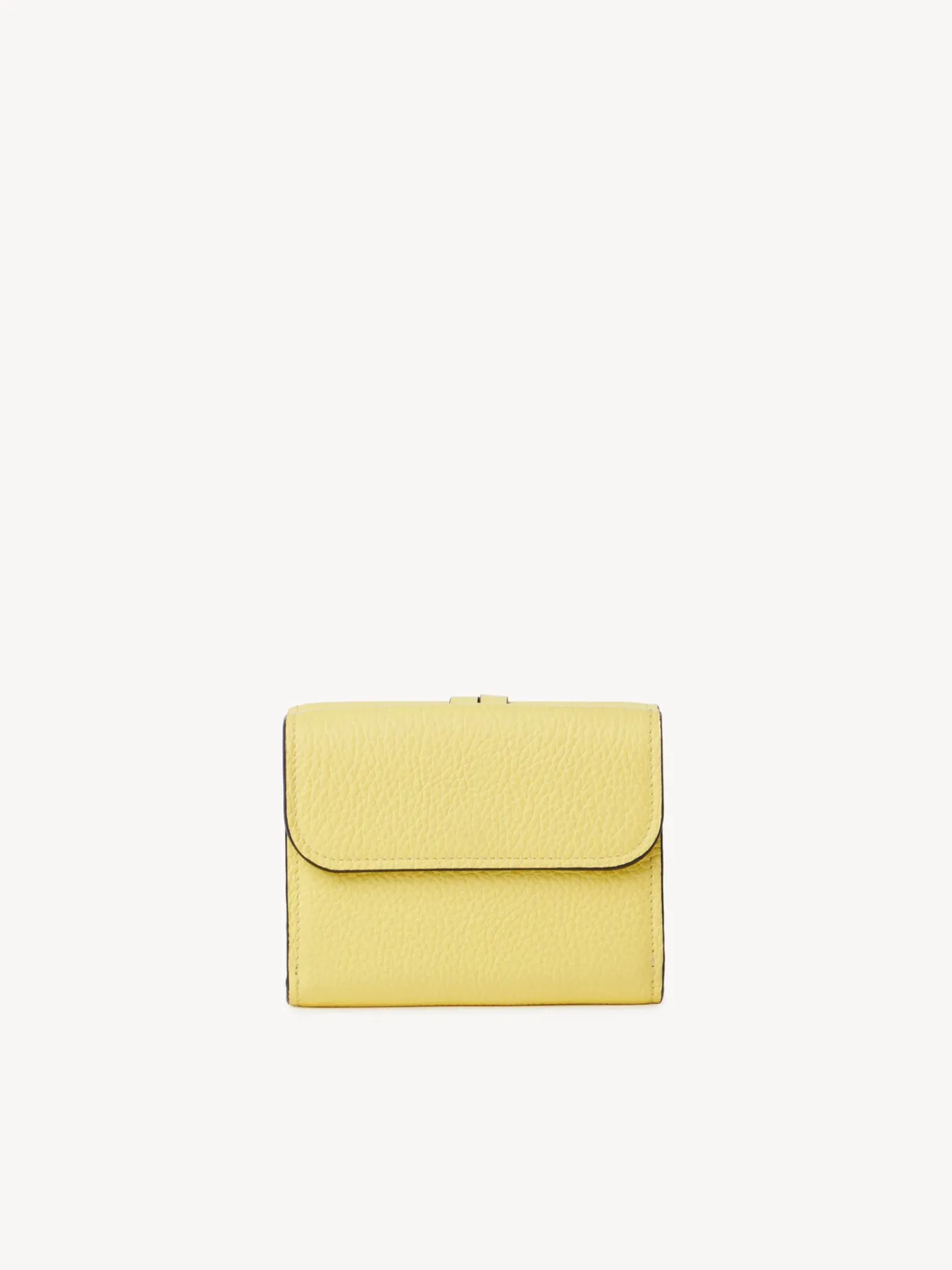 Portefeuilles Compacts-Chloé Portefeuille Compact A Trois Volets Alphabet Daffodil Yellow