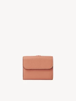 Portefeuilles Compacts-Chloé Portefeuille Compact A Trois Volets Alphabet Flaming Coral