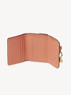 Portefeuilles Compacts-Chloé Portefeuille Compact A Trois Volets Alphabet Flaming Coral