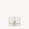 Portefeuilles Compacts-Chloé Portefeuille Compact A Trois Volets Alphabet Crystal White