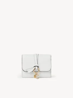 Portefeuilles Compacts-Chloé Portefeuille Compact A Trois Volets Alphabet Crystal White