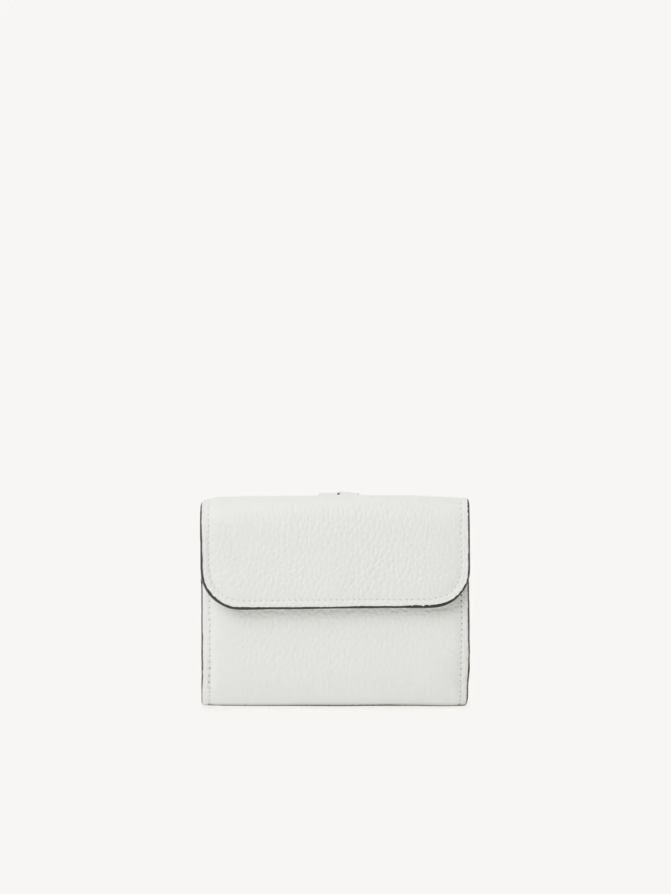 Portefeuilles Compacts-Chloé Portefeuille Compact A Trois Volets Alphabet Crystal White