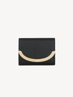 Portefeuilles Compacts-Chloé Portefeuille Compact A Trois Volets Lizzie Noir