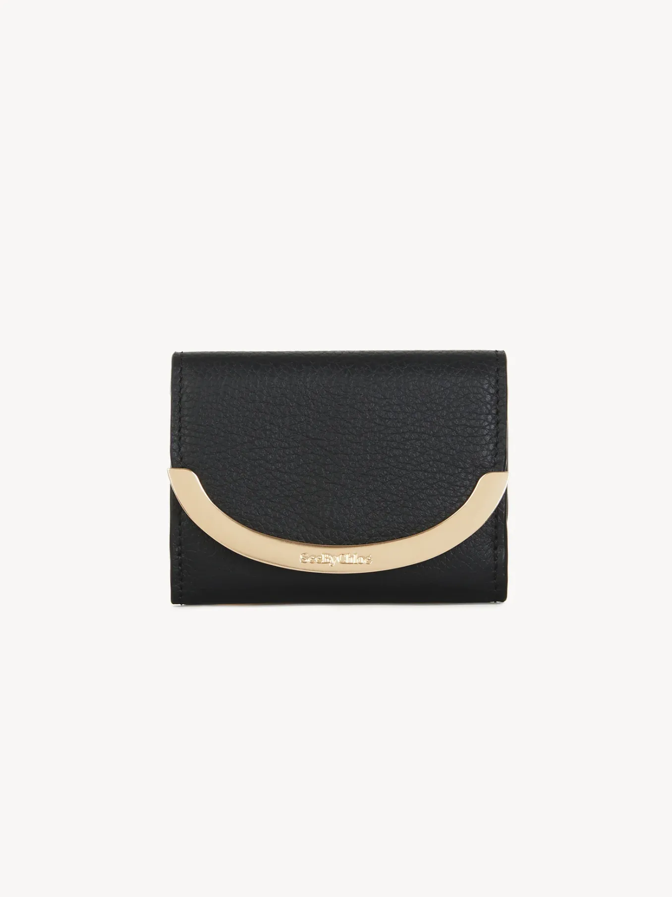 Portefeuilles Compacts-Chloé Portefeuille Compact A Trois Volets Lizzie Noir