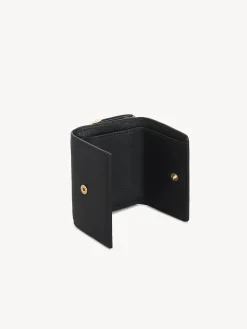 Portefeuilles Compacts-Chloé Portefeuille Compact A Trois Volets Lizzie Noir