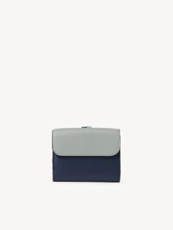 Portefeuilles Compacts-Chloé Portefeuille Compact A Trois Volets Alphabet Green - Blue 1