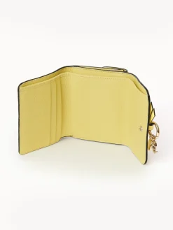 Portefeuilles Compacts-Chloé Portefeuille Compact A Trois Volets Alphabet Truly Yellow