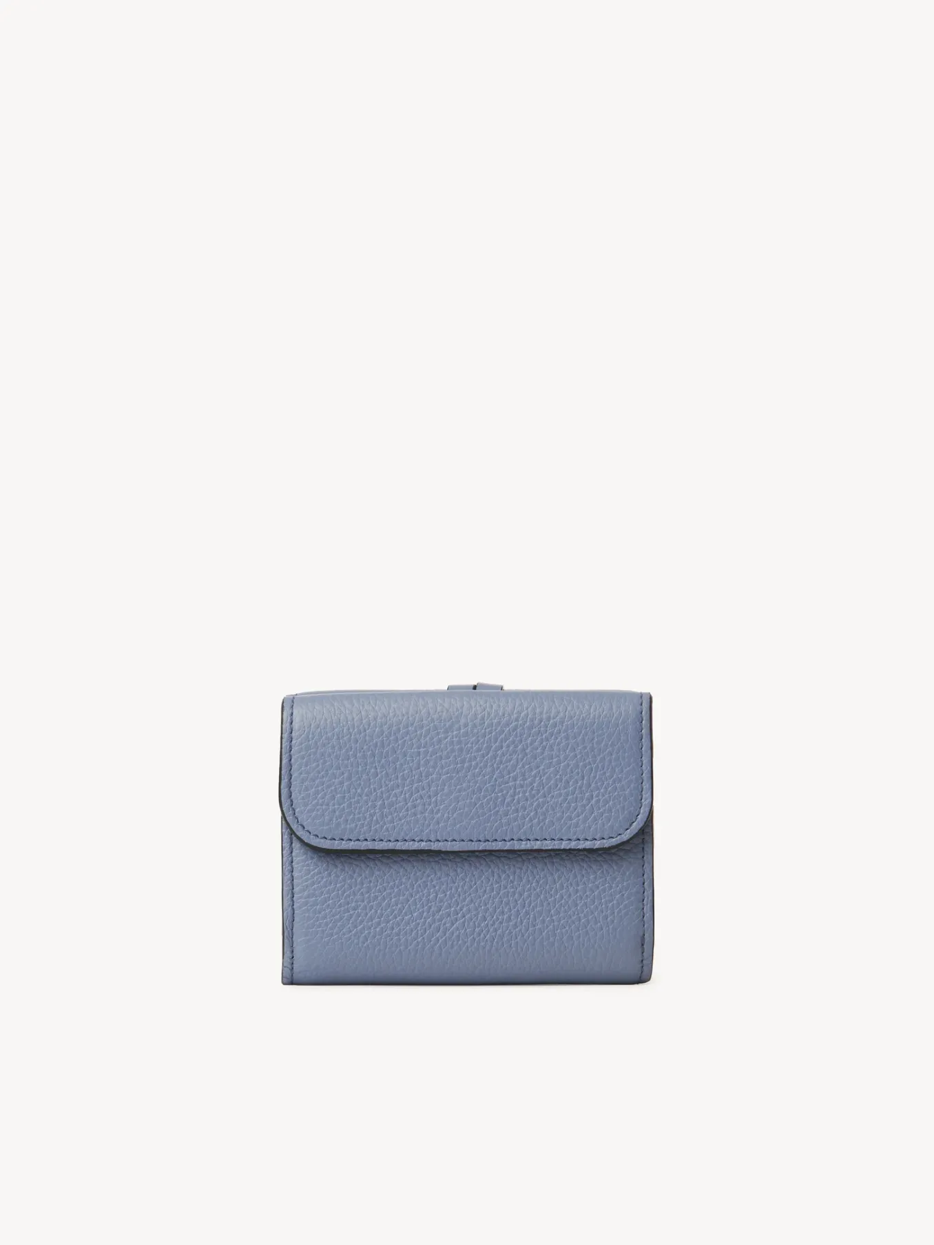 Portefeuilles Compacts-Chloé Portefeuille Compact A Trois Volets Alphabet Shady Cobalt