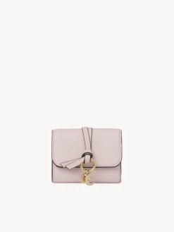 Portefeuilles Compacts-Chloé Portefeuille Compact A Trois Volets Alphabet Pure Pink