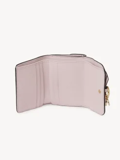 Portefeuilles Compacts-Chloé Portefeuille Compact A Trois Volets Alphabet Pure Pink