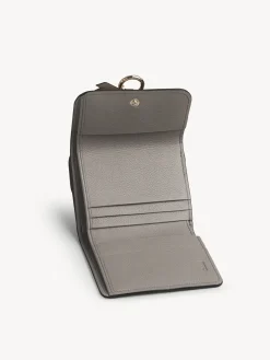 Portefeuilles Compacts-Chloé Portefeuille Compact A Trois Volets Alphabet Cashmere Grey