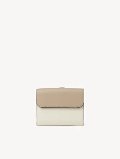 Portefeuilles Compacts-Chloé Portefeuille Compact A Trois Volets Alphabet Beige - Yellow 1
