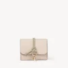 Portefeuilles Compacts-Chloé Portefeuille Compact A Trois Volets Alphabet Cement Pink