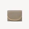 Portefeuilles Compacts-Chloé Portefeuille Compact A Trois Volets Lizzie Motty Grey
