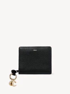 Portefeuilles Compacts-Chloé Portefeuille Compact Alphabet Noir