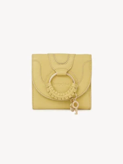 Portefeuilles Compacts-Chloé Portefeuille Compact Hana Retro Yellow