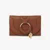 Portefeuilles Compacts-Chloé Portefeuille Compact Hana Caramello