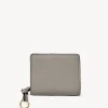 Portefeuilles Compacts-Chloé Portefeuille Compact Zippe Alphabet Cashmere Grey