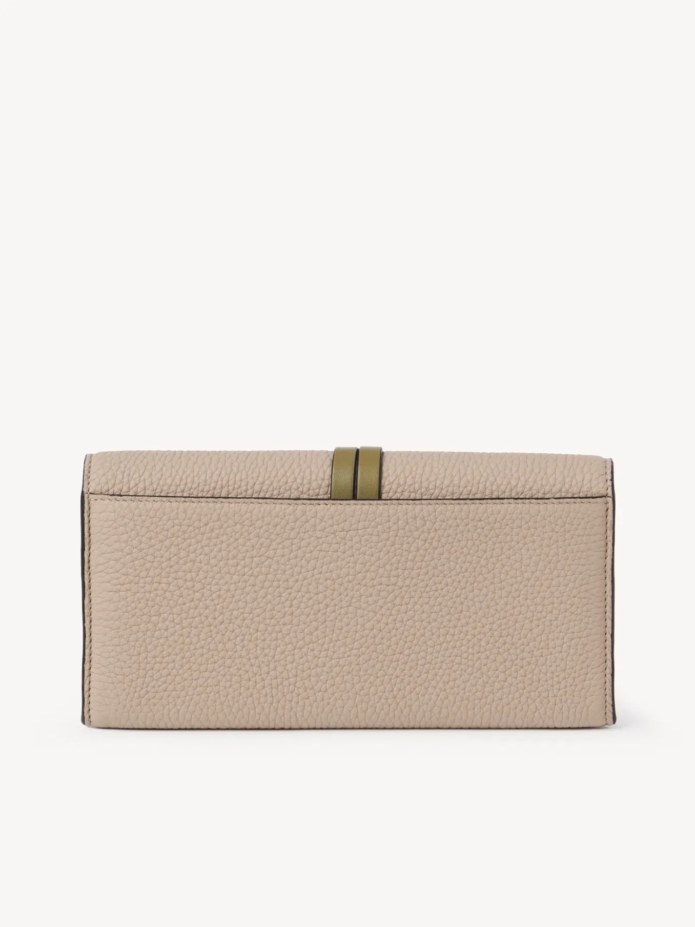 Portefeuilles Longs-Chloé Portefeuille Long A Rabat Alphabet Beige - Brown 1
