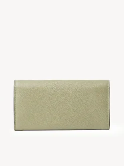 Portefeuilles Longs-Chloé Portefeuille Long A Rabat Marcie Faded Green