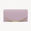 Portefeuilles Longs-Chloé Portefeuille Long A Rabat Lizzie Lavender Mist