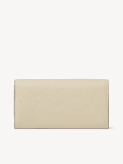 Portefeuilles Longs-Chloé Portefeuille Long A Rabat Marcie Root Beige