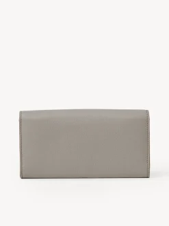 Portefeuilles Longs-Chloé Portefeuille Long A Rabat Marcie Cashmere Grey