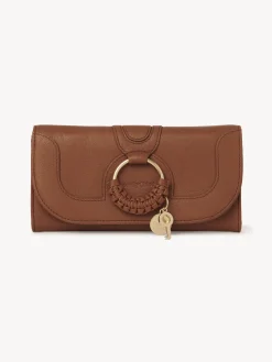Portefeuilles Longs-Chloé Portefeuille Long Hana Caramello