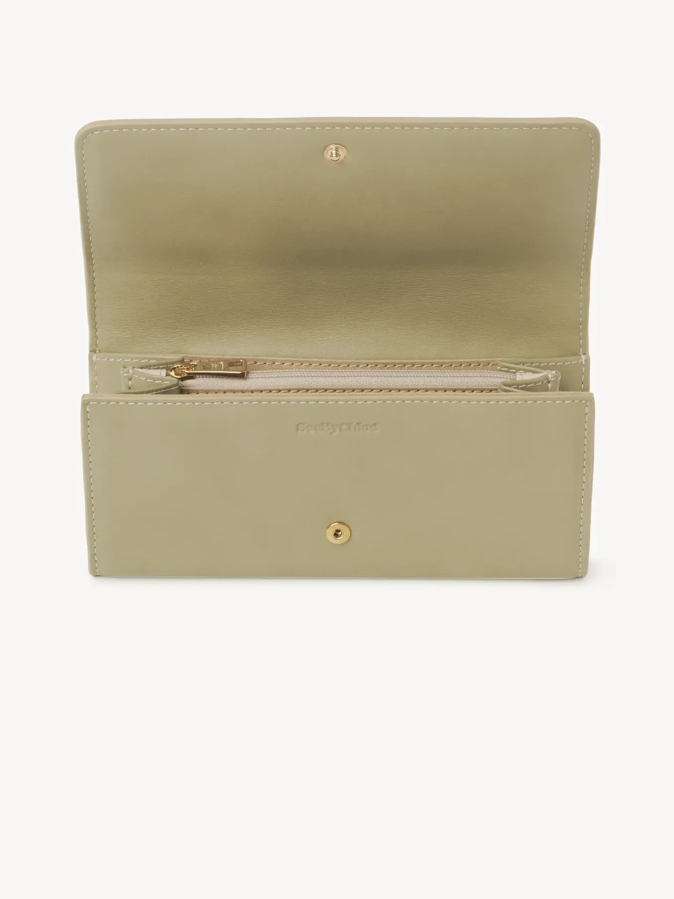 Portefeuilles Longs-Chloé Portefeuille Long Layers Pottery Green
