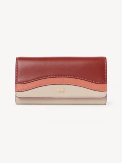 Portefeuilles Longs-Chloé Portefeuille Long Layers Cement Beige