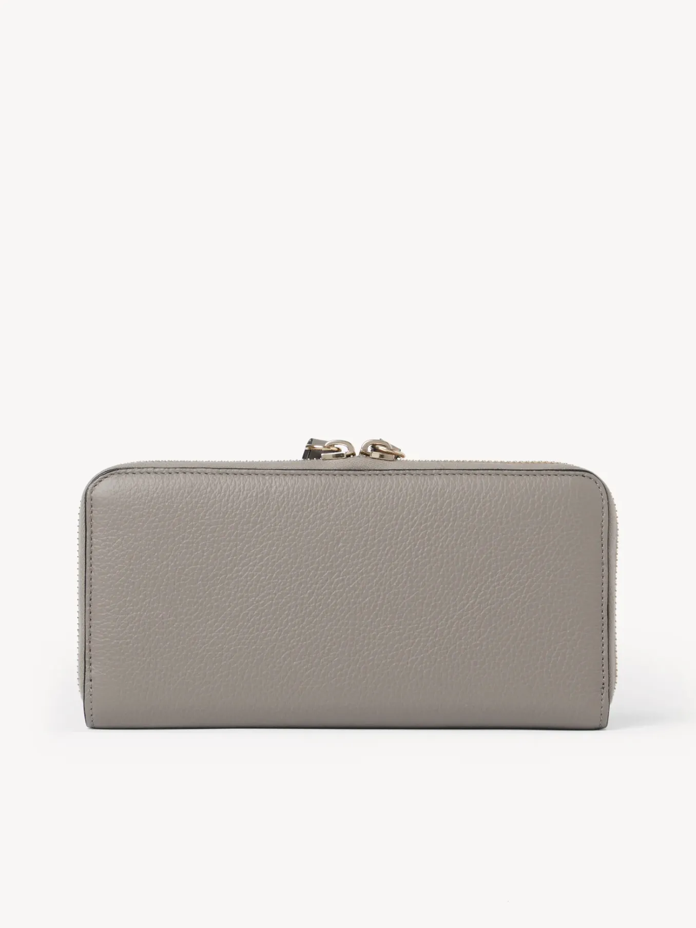 Portefeuilles Longs-Chloé Portefeuille Long Zippe Alphabet Cashmere Grey