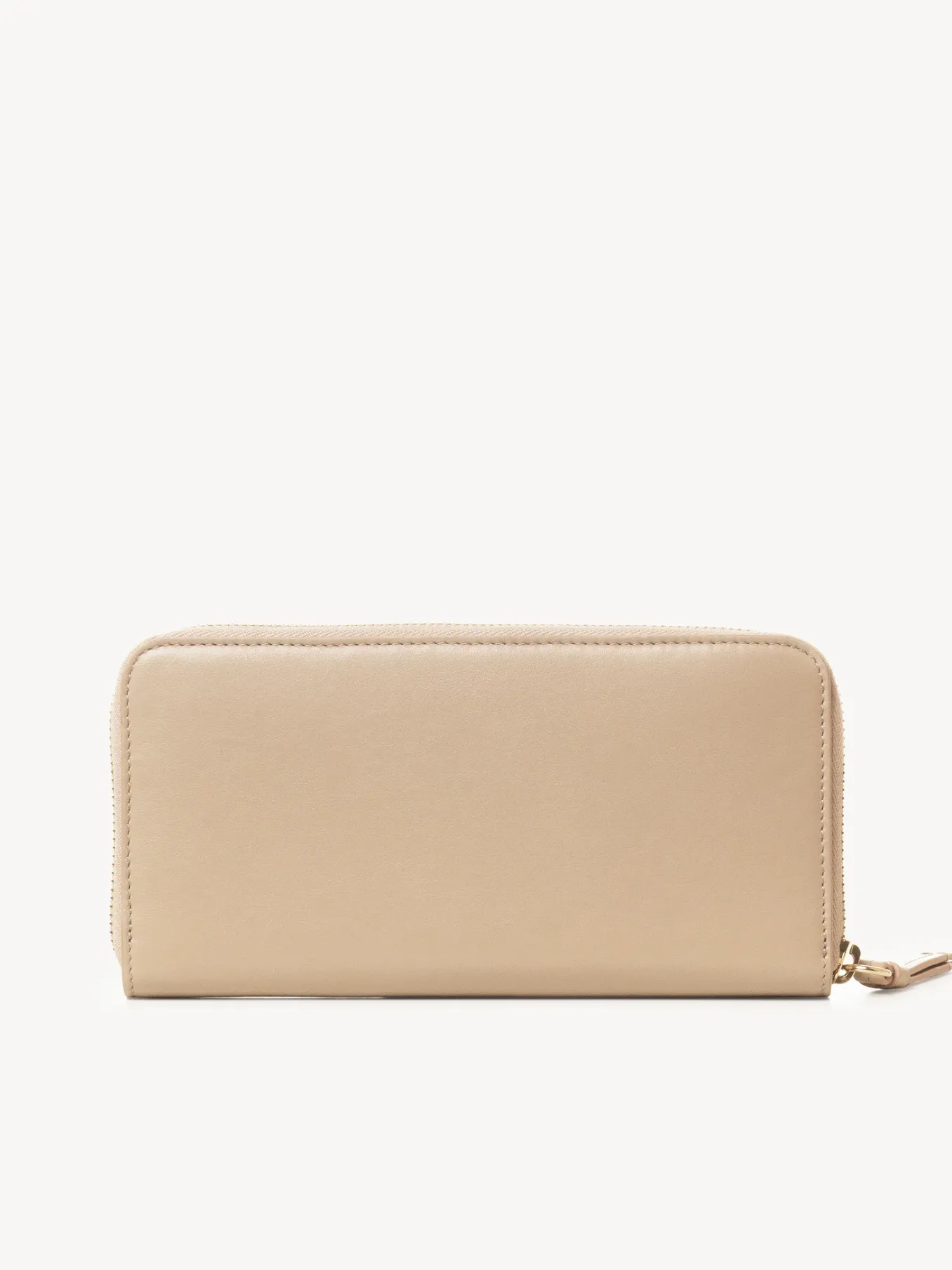 Portefeuilles Longs-Chloé Portefeuille Long Zippe Chloe Sense Cement Pink