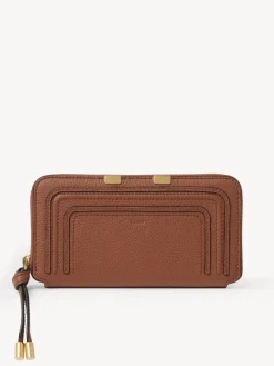 Portefeuilles Longs-Chloé Portefeuille Long Zippe Marcie Tan