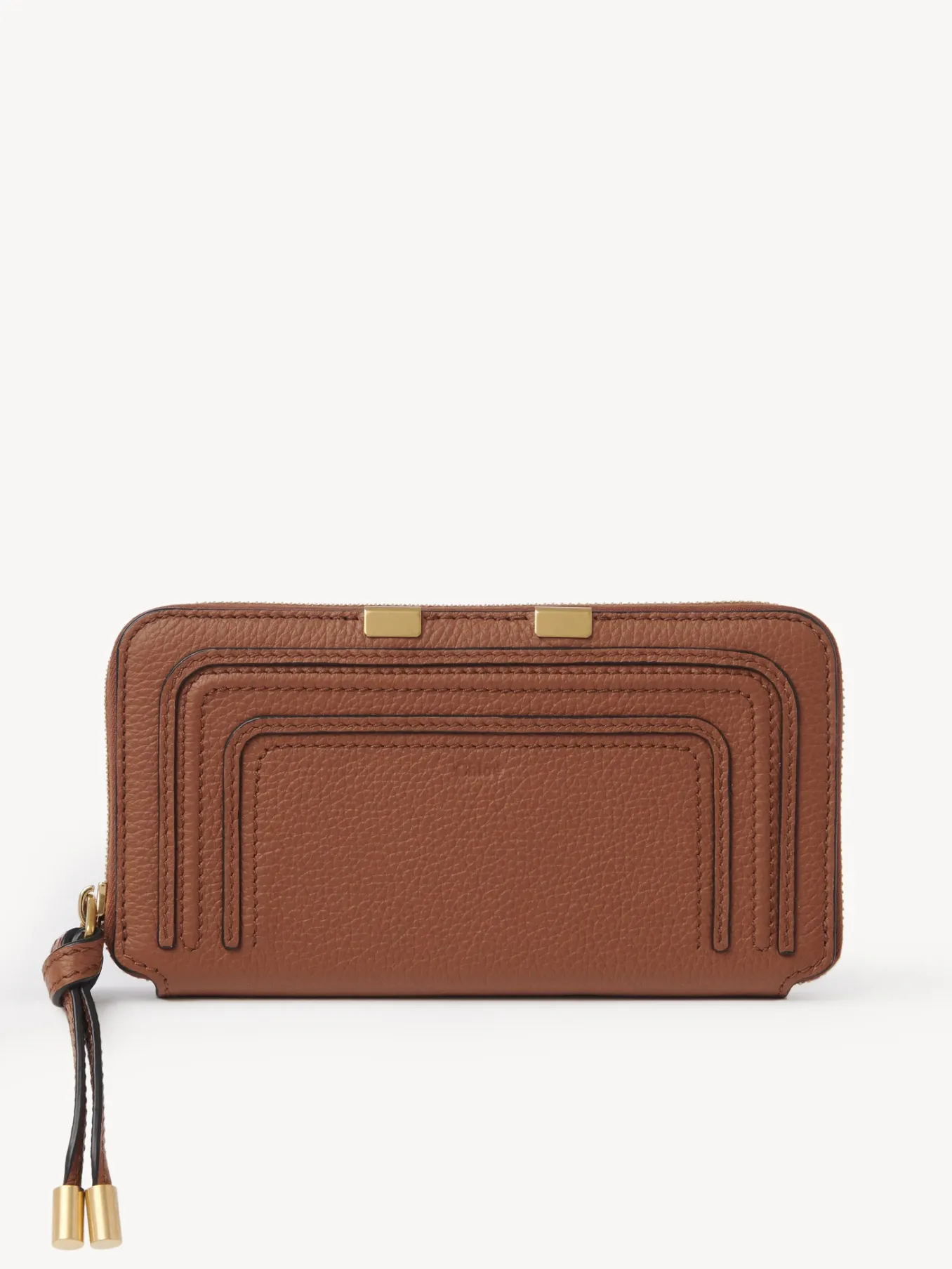 Portefeuilles Longs-Chloé Portefeuille Long Zippe Marcie Tan