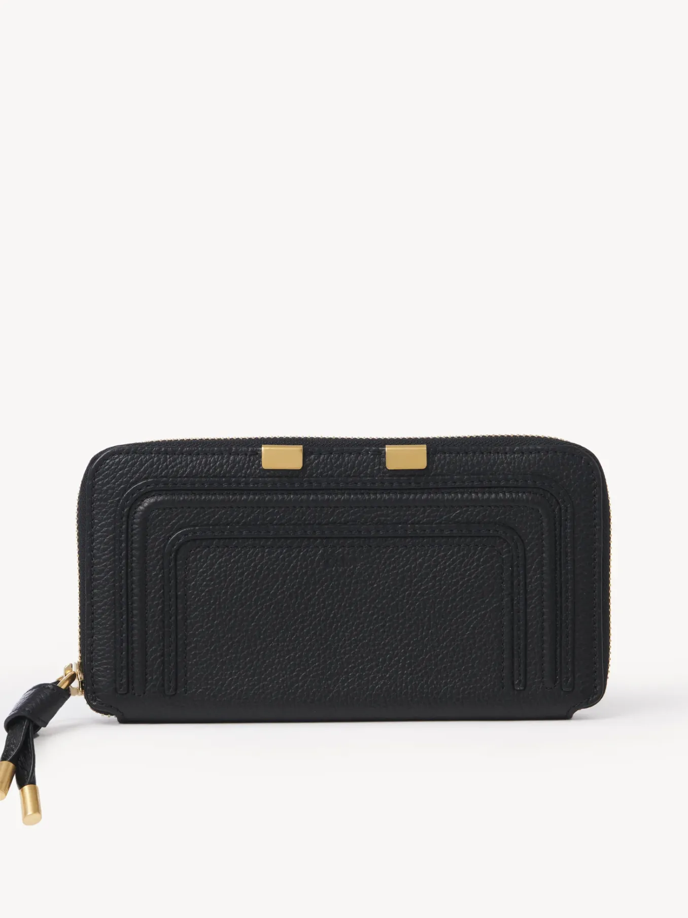 Portefeuilles Longs-Chloé Portefeuille Long Zippe Marcie Noir
