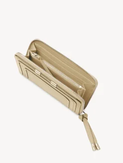 Portefeuilles Longs-Chloé Portefeuille Long Zippe Marcie Root Beige