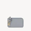 Porte-Cartes-Chloé Porte-Monnaie Alphabet Avec Fentes Pour Cartes Storm Blue