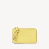 Porte-Cartes-Chloé Porte-Monnaie Alphabet Avec Fentes Pour Cartes Daffodil Yellow